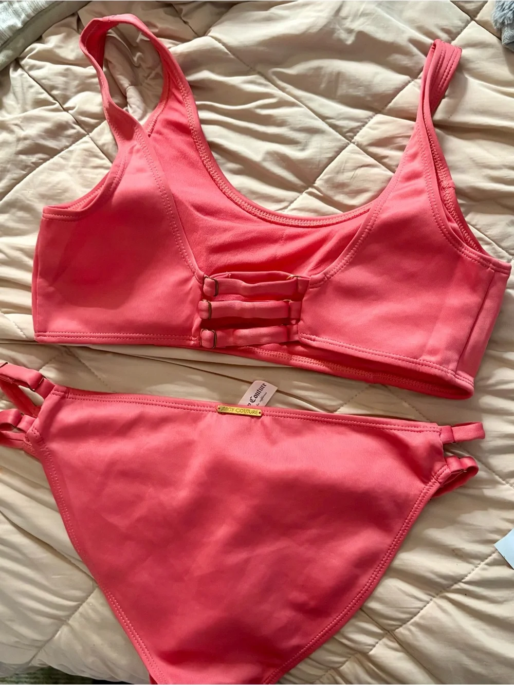 Juicy Couture Pink Two-Piece Bikini Set